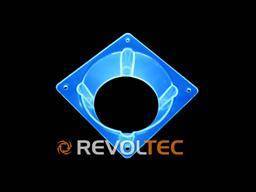 Revoltec 80 til 120 adapter UV blå