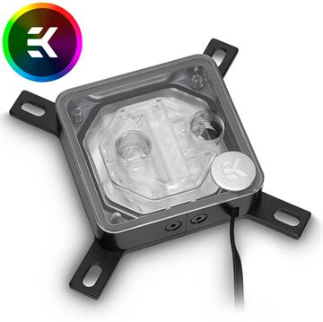 EK-Supremacy EVO RGB - Plexi + Nickel