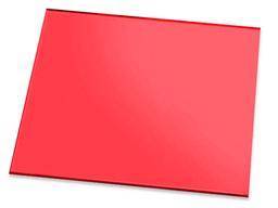 Plexiglas - 500x500mm - UV Rød