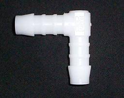 Plast L-stykke - 3/8" (10mm)