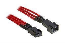 BitFenix 3-pin forlængerkabel - 30cm - Rød