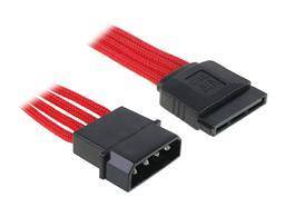 BitFenix Molex til SATA adapter - 45cm - Rød