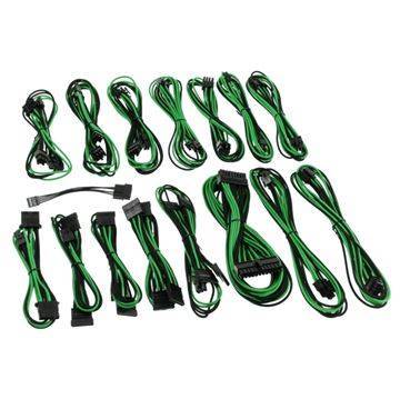CableMod - E-Series G2 / P2 Cable Kit - Black / Green