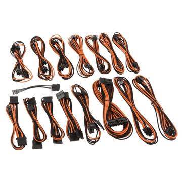 CableMod - E-Series G2 / P2 Cable Kit - Black / Orange