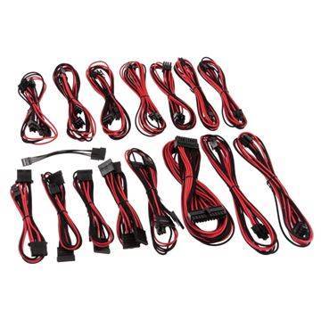 CableMod - E-Series G2 / P2 Cable Kit - Black / Red