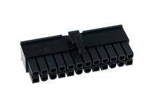 ATX 24-pin Stik - Han - Sort