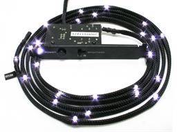 NZXT Sleeved LED Kit Cable - 2M - Hvid
